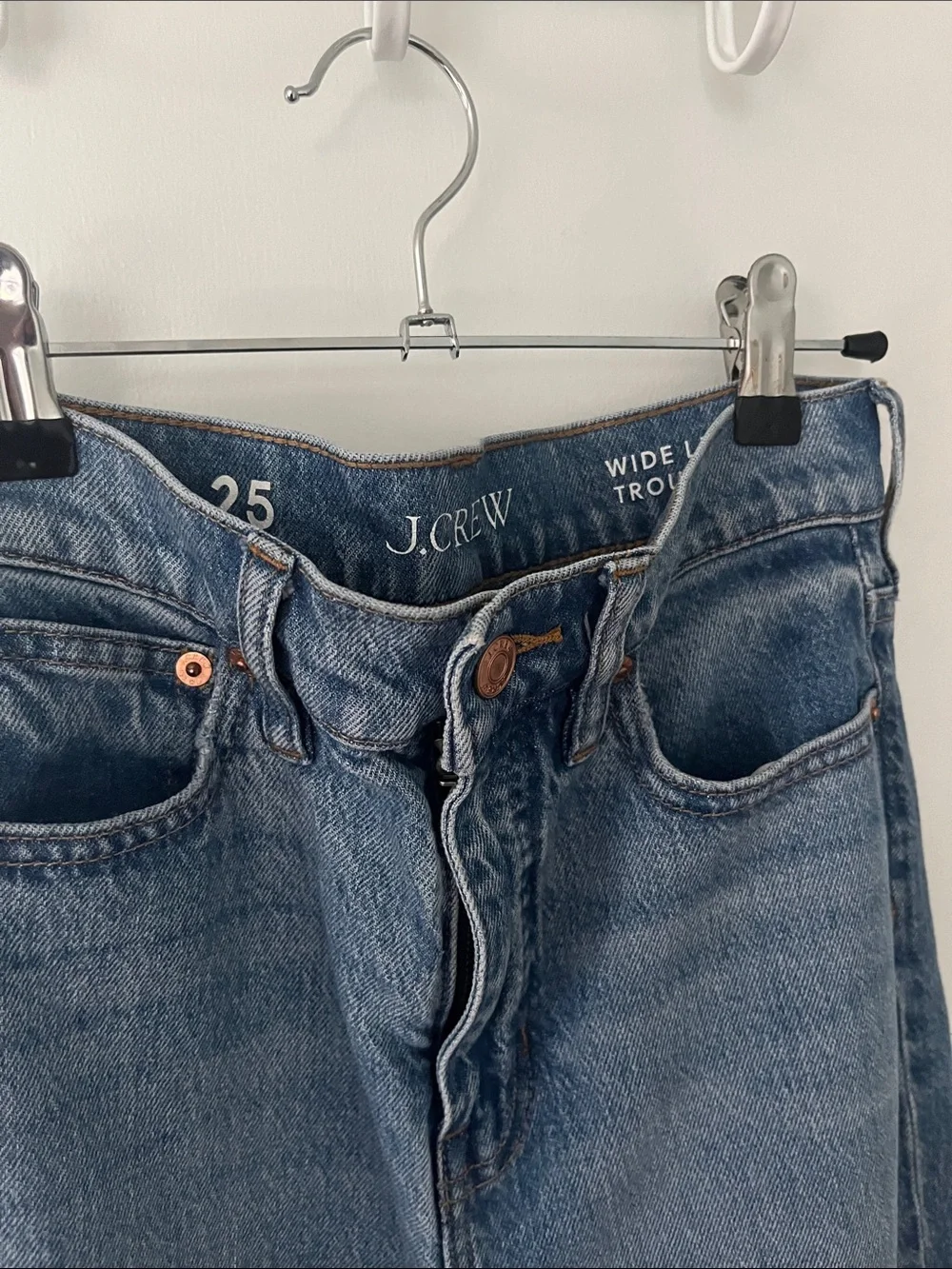 J. Crew Wide Leg Trouser Jean High Waist Women’s Jeans
